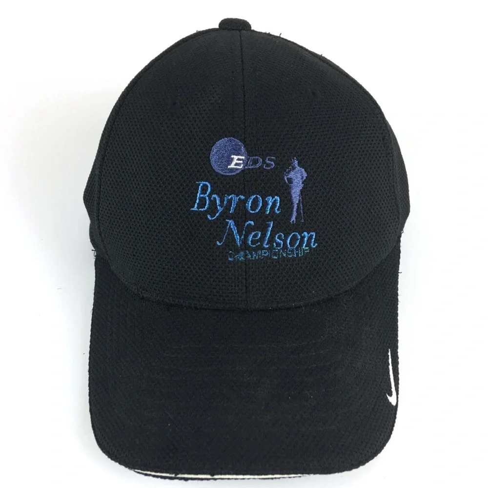 Nike Byron Nelson Championship Blue Golf Hat L-XL - Picture 1 of 4